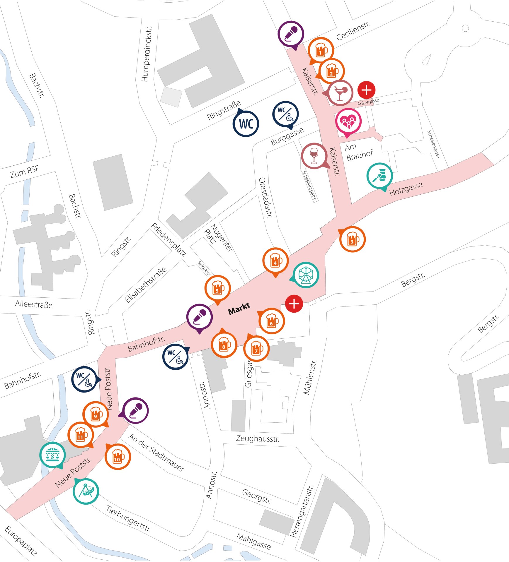 Stadtfestplan 2026